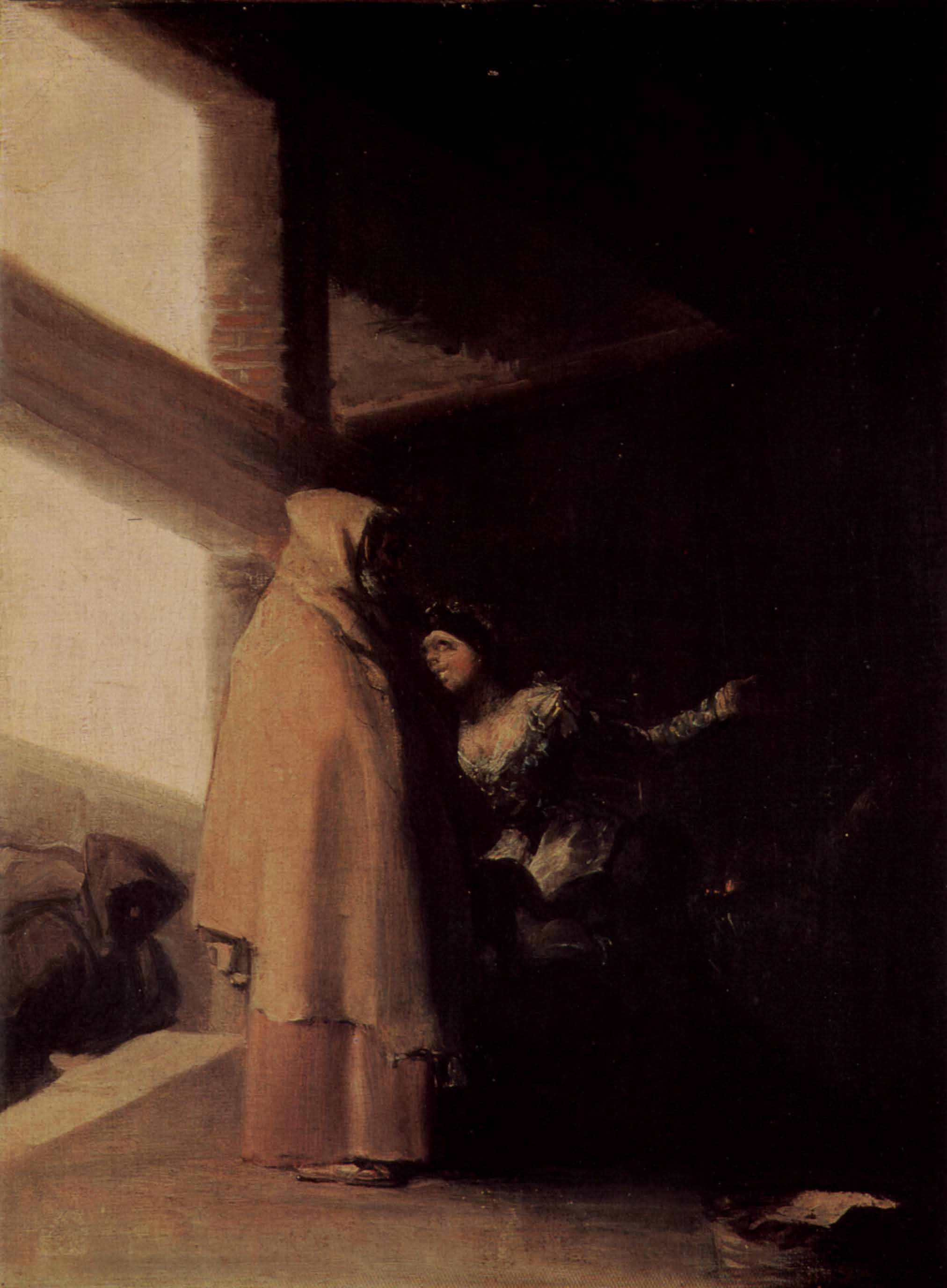 Francisco de Goya Besuch des Monchs